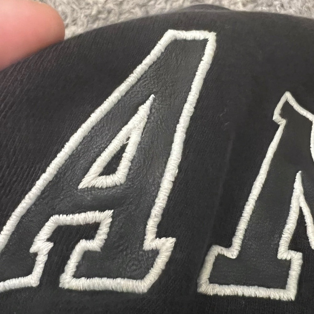 AMIRI Hoodie with leather letters - Picture 3 of 9